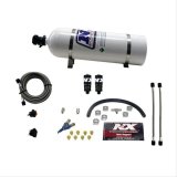 Nitrous Express Hitman EFI Single Nozzle Piranha Nitrous Kit (35-75HP) w/15lb Bottle thumbnail 1