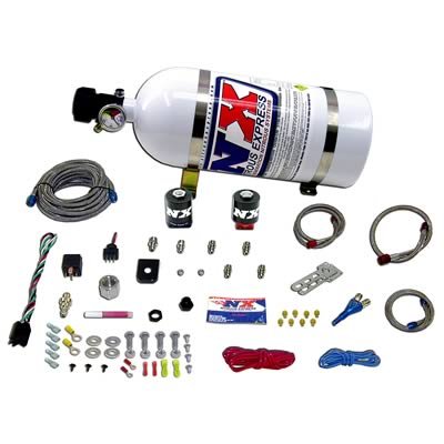 Nitrous Express Shark SHO 400 HP Single Nozzle Nitrous Kit w/5lb Bottle