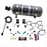 Nitrous Express 92-95 Dodge V8 TBI Dual Nozzle Nitrous Kit (50-125HP) w/Composite Bottle thumbnail 1