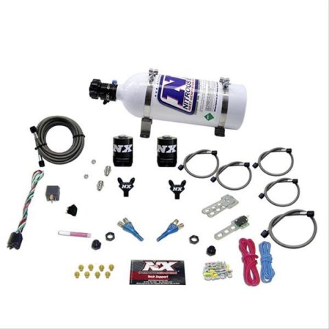Nitrous Express GM EFI Dual Nozzle Nitrous Kit (100-300HP) w/5lb Bottle thumbnail 1