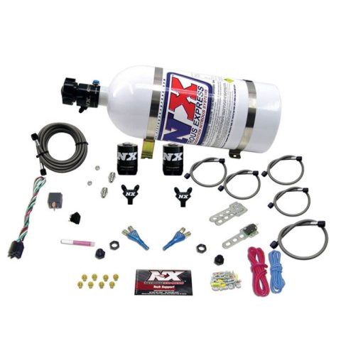 Nitrous Express GM EFI Dual Nozzle Nitrous Kit (100-300HP) w/5lb Bottle thumbnail 3