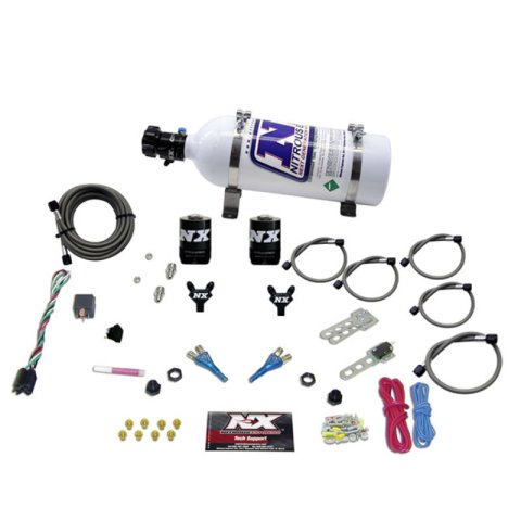 Nitrous Express GM EFI Dual Nozzle Nitrous Kit (100-300HP) w/5lb Bottle thumbnail 4