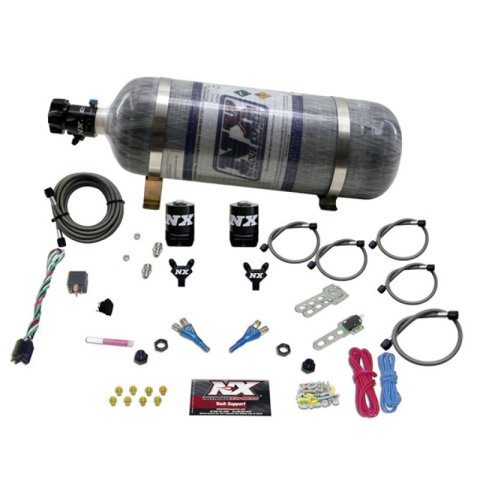 Nitrous Express GM EFI Dual Nozzle Nitrous Kit (100-300HP) w/Composite Bottle thumbnail 2