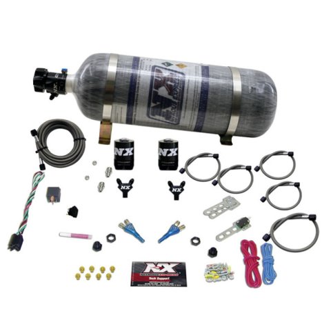 Nitrous Express GM EFI Dual Nozzle Nitrous Kit (100-300HP) w/Composite Bottle thumbnail 4