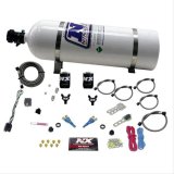 Nitrous Express GM EFI Dual Nozzle Nitrous Kit (100-300HP) w/15lb Bottle thumbnail 1