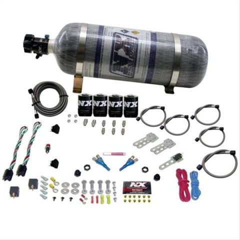Nitrous Express GM EFI Dual Stage Nitrous Kit (50-150HP x 2) w/Composite Bottle thumbnail 1