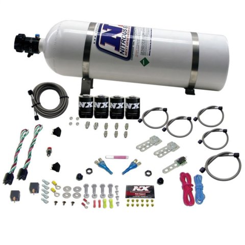 Nitrous Express GM EFI Dual Stage Nitrous Kit (50-150HP x 2) w/15lb Bottle thumbnail 4