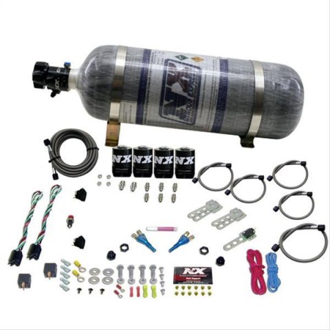Nitrous Express Dodge EFI Dual Stage Nitrous Kit (50-150HP x 2) w/Composite Bottle thumbnail 1