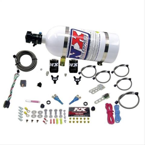 Nitrous Express 08-10 Dodge Viper EFI Dual Nozzle (100-300HP) w/10lb Bottle thumbnail 1