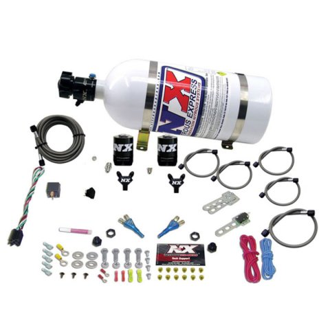 Nitrous Express 08-10 Dodge Viper EFI Dual Nozzle (100-300HP) w/10lb Bottle thumbnail 2