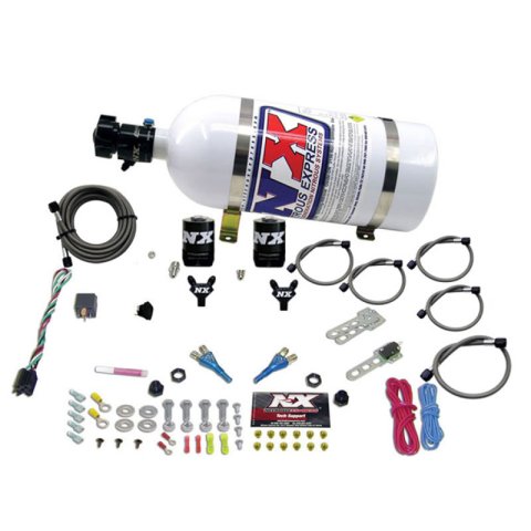 Nitrous Express 08-10 Dodge Viper EFI Dual Nozzle (100-300HP) w/10lb Bottle thumbnail 4