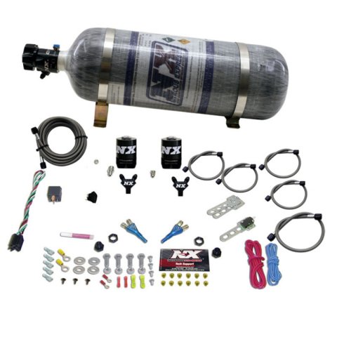 Nitrous Express 08-10 Dodge Viper EFI Dual Nozzle (100-300HP) w/Composite Bottle thumbnail 2