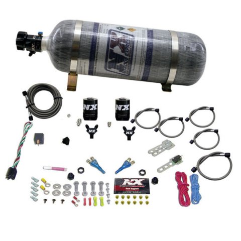 Nitrous Express 08-10 Dodge Viper EFI Dual Nozzle (100-300HP) w/Composite Bottle thumbnail 3