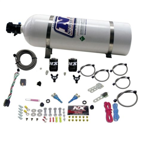Nitrous Express 08-10 Dodge Viper EFI Dual Nozzle (100-300HP) w/15lb Bottle thumbnail 4