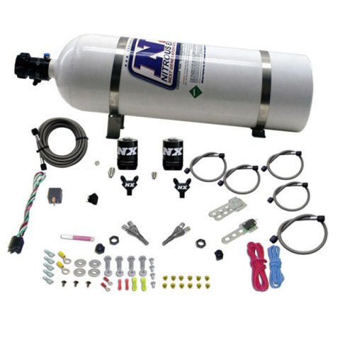 Nitrous Express 08-10 Dodge Viper EFI Dual Nozzle (100-300HP) w/15lb Bottle thumbnail 5
