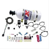 Nitrous Express Dual Nozzle Sport Compact Nitrous Kit (35-50-75HP) w/10lb Bottle thumbnail 1