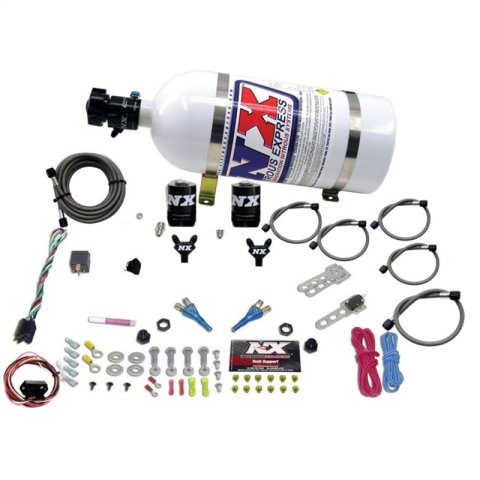 Nitrous Express 03-18 Nissan 350Z/370Z Dual Nozzle (35-150HP) w/10lb Bottle thumbnail 5