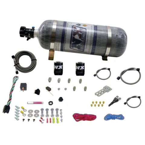 Nitrous Express Universal Single Nozzle Nitrous Kit for EFI w/Composite Bottle thumbnail 4