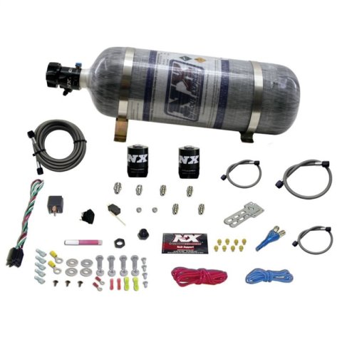 Nitrous Express Universal Single Nozzle Nitrous Kit for EFI w/Composite Bottle thumbnail 5