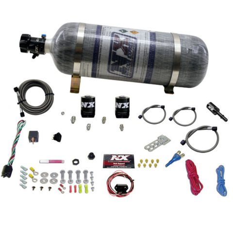 Nitrous Express Dodge Hemi/SRT8 Single Nozzle Fly By Wire Nitrous Kit (35-150HP) w/Composite Bottle thumbnail 3