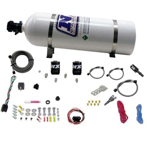 Nitrous Express Dodge Hemi/SRT8 Single Nozzle Fly By Wire Nitrous Kit (35-150HP) w/15lb Bottle thumbnail 4
