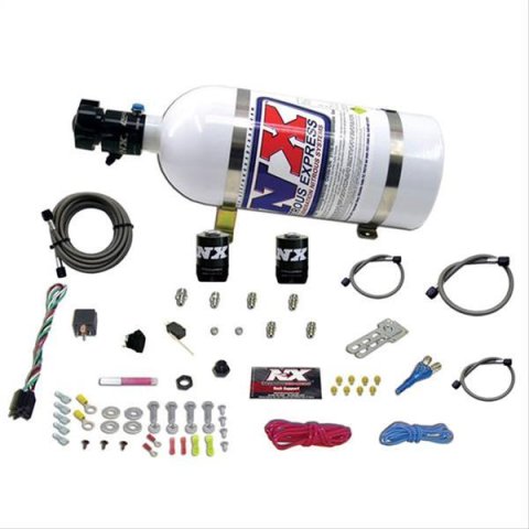 Nitrous Express All GM EFI Single Nozzle Nitrous Kit (35-150HP) w/10lb Bottle thumbnail 1