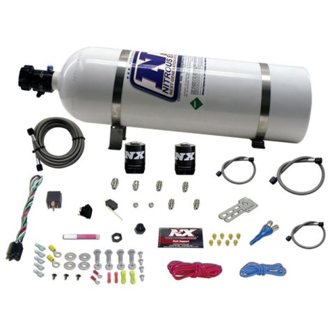 Nitrous Express All GM EFI Single Nozzle Nitrous Kit (35-150HP) w/15lb Bottle thumbnail 4
