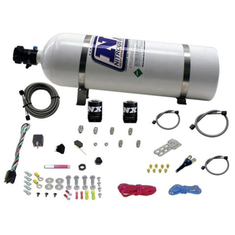 Nitrous Express All GM EFI Single Nozzle Nitrous Kit (35-150HP) w/15lb Bottle thumbnail 5