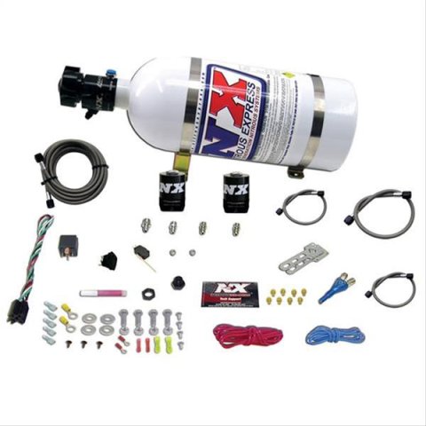 Nitrous Express All Dodge EFI Single Nozzle Nitrous Kit (35-150HP) w/10lb Bottle thumbnail 1