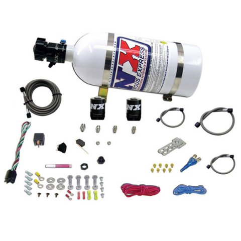 Nitrous Express All Dodge EFI Single Nozzle Nitrous Kit (35-150HP) w/10lb Bottle thumbnail 4