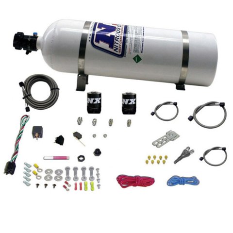 Nitrous Express All Dodge EFI Single Nozzle Nitrous Kit (35-150HP) w/15lb Bottle thumbnail 5