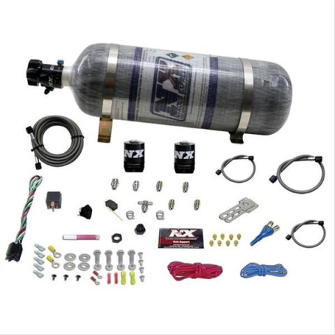 Nitrous Express All Sport Compact EFI Single Nozzle Nitrous Kit w/Composite Bottle thumbnail 2