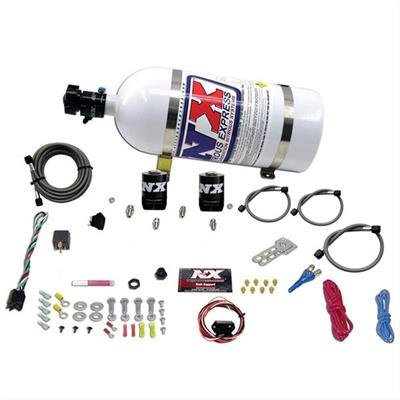 Nitrous Express 10-15 Chevrolet Camaro (5th Gen) Single Nozzle Nitrous Kit (35-150HP) w/10lb Bottle thumbnail 1