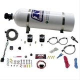 Nitrous Express 11-15 Ford Mustang GT 5.0L Coyote Single Nozzle Nitrous Kit (35-150HP) w/15lb Bottle thumbnail 1