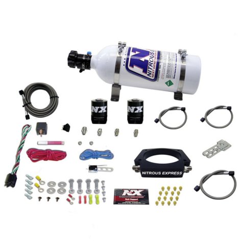 Nitrous Express GM LS 102mm Nitrous Plate Kit (50-400HP) w/5lb Bottle thumbnail 5