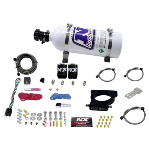 Nitrous Express GM LS 78mm 3-Bolt Nitrous Plate Kit (50-350HP) w/5lb Bottle thumbnail 3