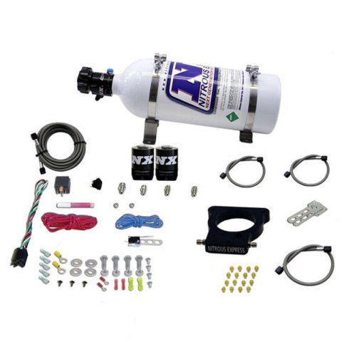 Nitrous Express GM LS 78mm 3-Bolt Nitrous Plate Kit (50-350HP) w/5lb Bottle thumbnail 5