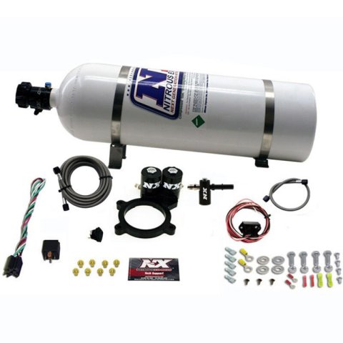 Nitrous Express 2014+ GM 5.3L Truck Nitrous Plate Kit (50-250HP) w/15lb Bottle thumbnail 5