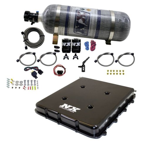 Nitrous Express Nitrous Kit w/Billet LT4 Supercharger Lid w/12lb Bottle thumbnail 2