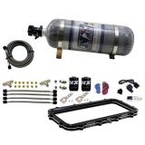 Nitrous Express Holley High Ram Plenum Nitrous Plate Kit w/12lb Bottle thumbnail 3