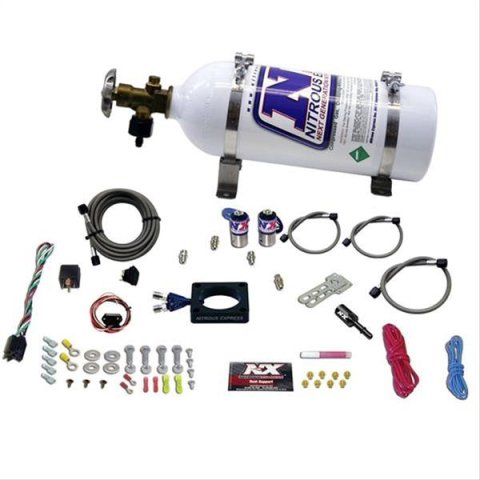 Nitrous Express 13-16 Dodge Dart 1.4L Turbo Nitrous Plate Kit (35-100HP) w/5lb Bottle thumbnail 1