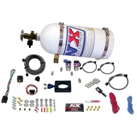 Nitrous Express 13-16 Dodge Dart 1.4L Turbo Nitrous Plate Kit (35-100HP) w/10lb Bottle thumbnail 2