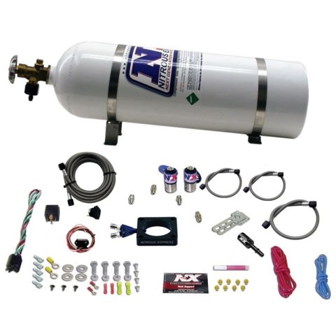 Nitrous Express 13-16 Dodge Dart 1.4L Turbo Nitrous Plate Kit (35-100HP) w/15lb Bottle thumbnail 4