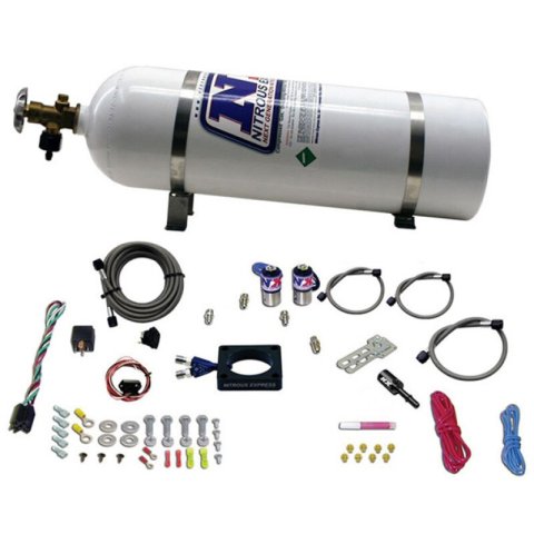 Nitrous Express 13-16 Dodge Dart 1.4L Turbo Nitrous Plate Kit (35-100HP) w/15lb Bottle thumbnail 5
