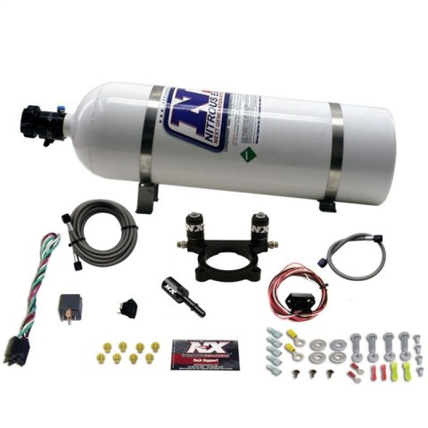 Nitrous Express 13-16 Dodge Dart 2.0L Nitrous Plate Kit (35-100HP) w/15lb Bottle thumbnail 2