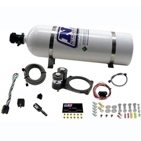 Nitrous Express Dodge Hellcat/Demon Nitrous Plate Kit w/15lb Bottle thumbnail 2