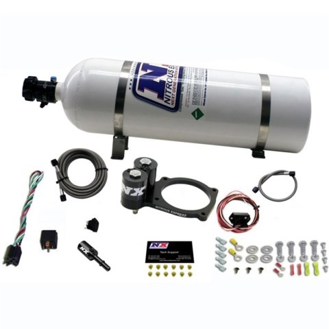 Nitrous Express Dodge Hellcat/Demon Nitrous Plate Kit w/15lb Bottle thumbnail 5