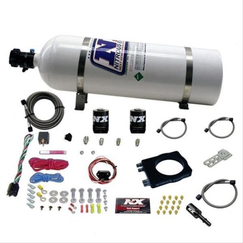 Nitrous Express Dodge Hemi Nitrous Plate Kit (50-400HP) w/15lb Bottle thumbnail 1