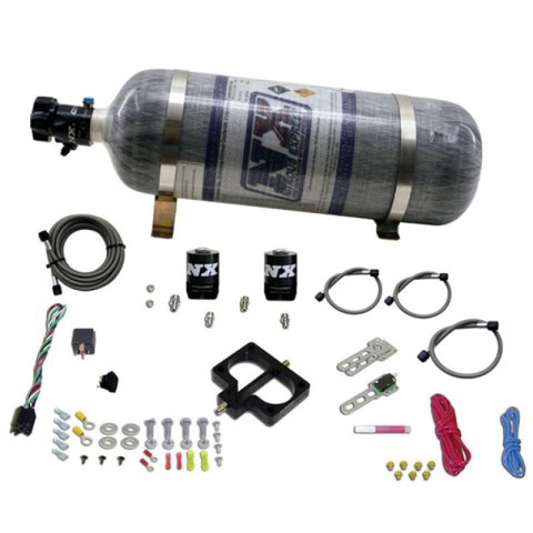 Nitrous Express Dodge TBI (Magnum) Nitrous Plate Kit (Magnum Engine) w/Composite Bottle thumbnail 5