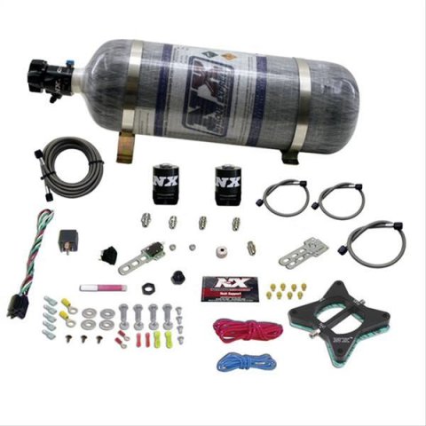 Nitrous Express 96-04 Ford Mustang 4.6L 2 Valve Nitrous Plate Kit w/Composite Bottle thumbnail 1